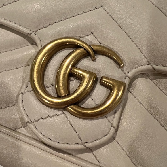 GG MARMONT LEATHER SUPER MINI BAG - Picture 5 of 10